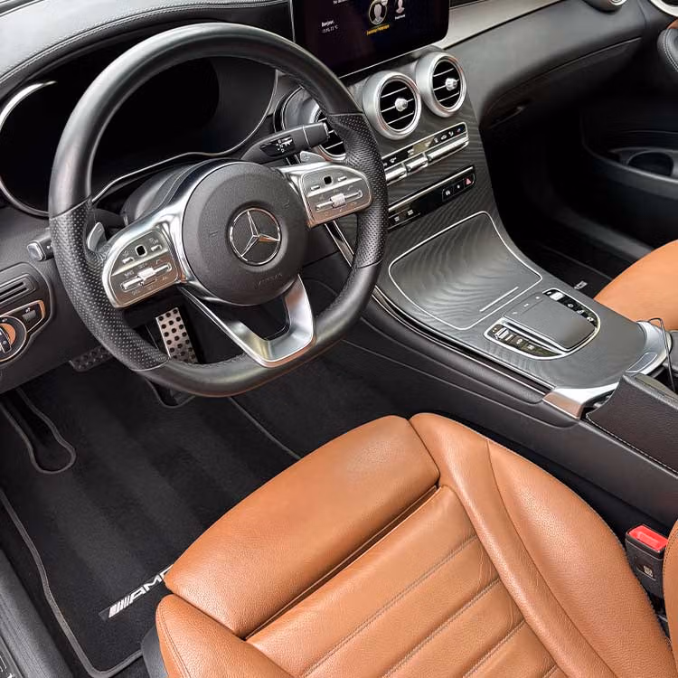 Nettoyage interieur premium d'une mercedes AMG à Bordeaux