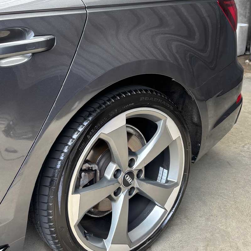 Nettoyage jantes Audi A5 avant la vente à Bordeaux