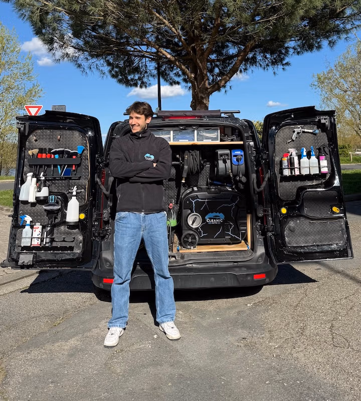 Alex créateur de Cleanic Auto